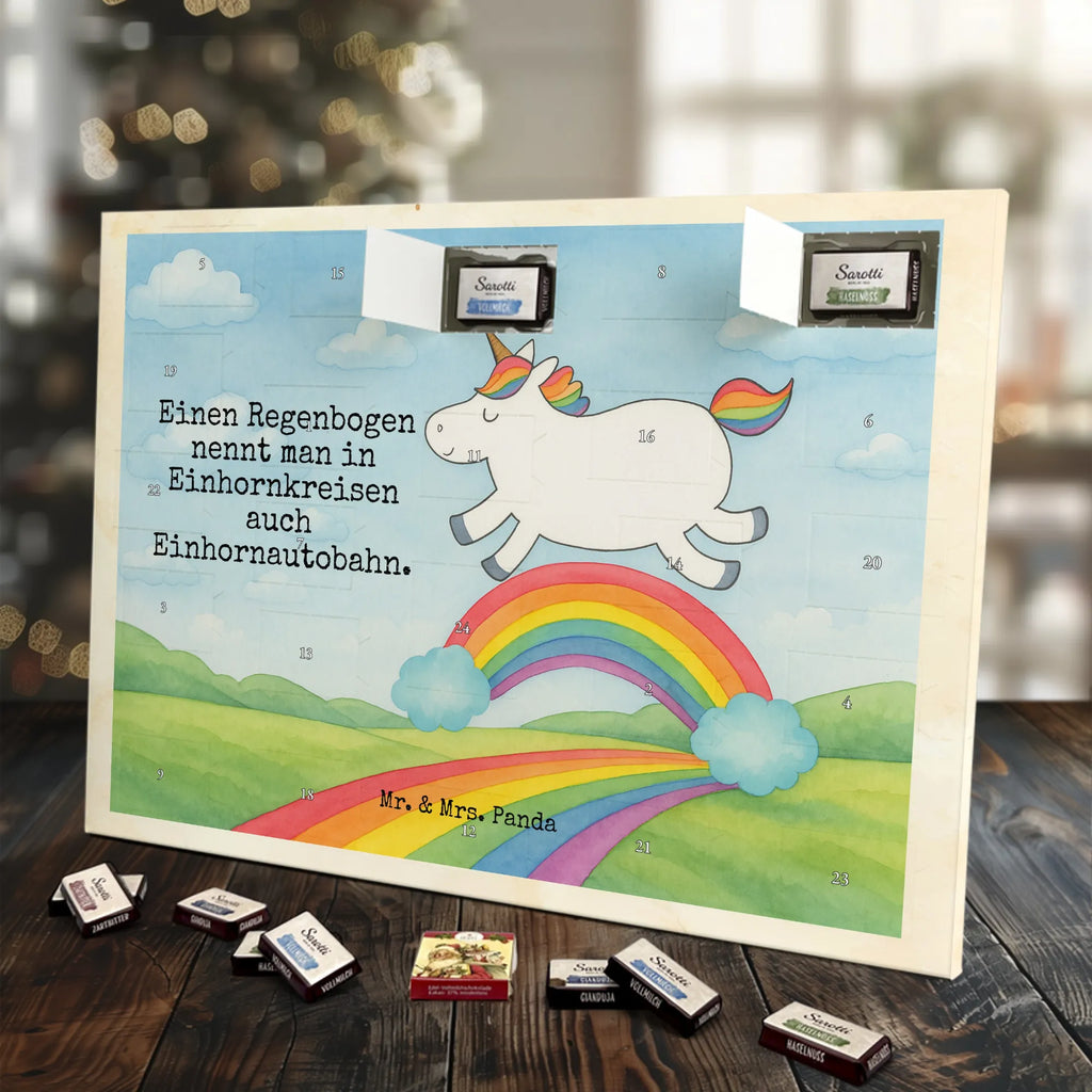 Chocolate advent calendar unicorn rainbow Design unicorn highway, rainbow, unicornpower, unicorn car, expressway, unicorn love, gift, birthday present