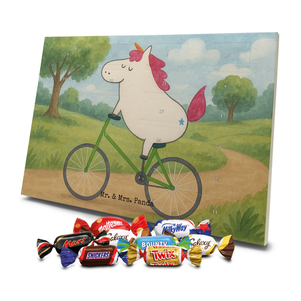 Chocolate advent calendar unicorn cyclist Design wheel, confetti, fairy dust, cycling, present, love affliction, cyclist gift, grief, luxury problem