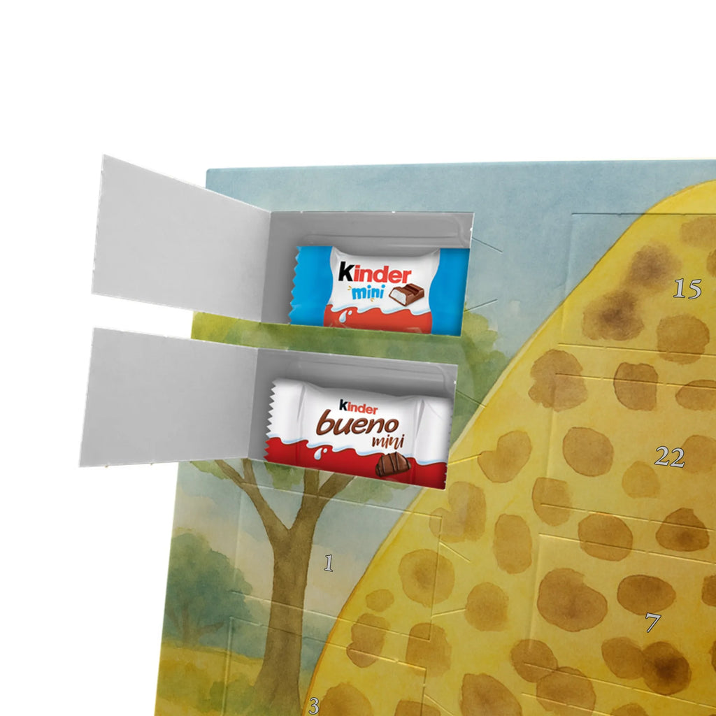 Chocolate advent calendar giraffe child Design Africa, mum, favourite person, child, son, daughter, mother
