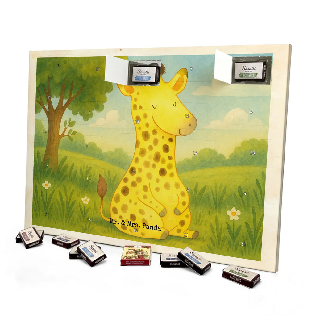 Chocolate advent calendar giraffe Satisfied Design Africa, Adventure