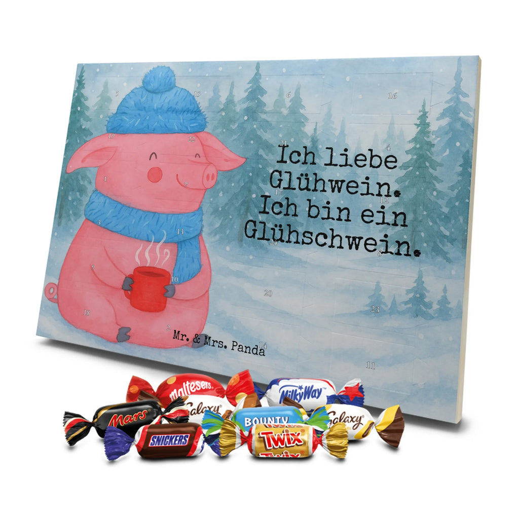 Chocolate advent calendar Pig Mulled wine Design Christmas time, snow, mulled wine, mulled pig, Christmas market, punch