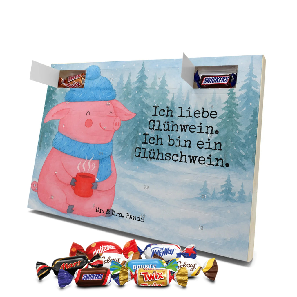Chocolate advent calendar Pig Mulled wine Design Christmas time, snow, mulled wine, mulled pig, Christmas market, punch