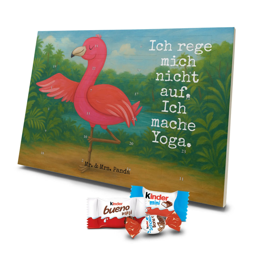 Chocolate advent calendar flamingo yoga Design children, gifts, gift idea, funny sayings, pink bird, bird of paradise, red, flamingo decoration, gift pink, adults, flamingo fans, vacation, unusual gifts in pink, pink gifts, girls gifts, small gifts, Caribbean feeling, relaxation, mindfulness, yoga exercise, bird, agitation, deep relaxation, anger