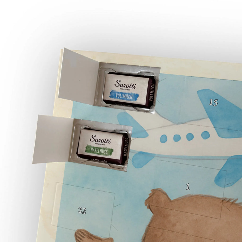 Chocolate advent calendar bear Airplane Design Loving, Two, Together, Marriage, Proposal of marriage, Love gift, gift for her, gift for him, anniversary gift, Valentine&#39;s Day Gift for Women Love Gift Anniversary Wedding Anniversary Party Favor Gift for Girlfriend Gift for Partner Boyfriend Gift Token of Love for Men for Husband