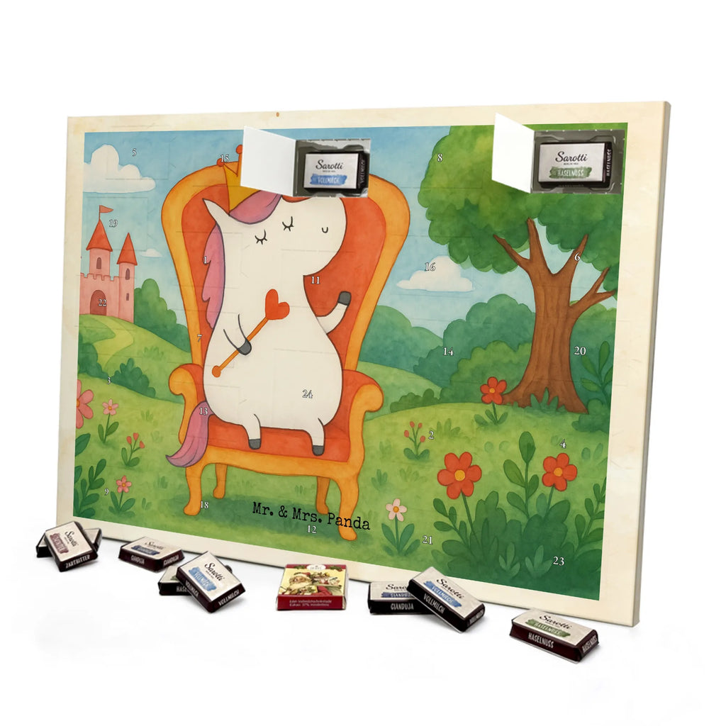 Chocolate advent calendar unicorn princess Design bff gift, girlfriend present, present, birthday gift, birthday, gift, unicornprincess