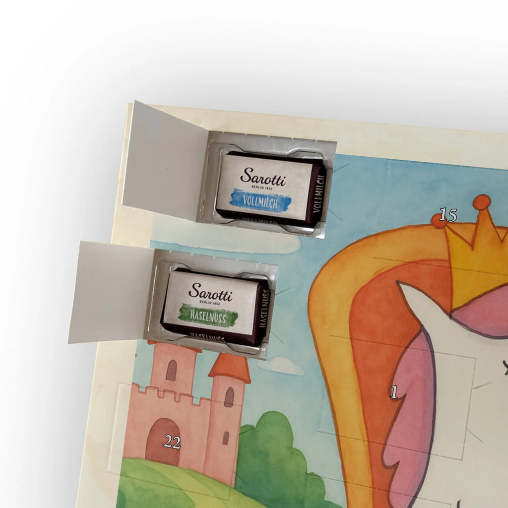 Chocolate advent calendar unicorn princess Design bff gift, girlfriend present, present, birthday gift, birthday, gift, unicornprincess