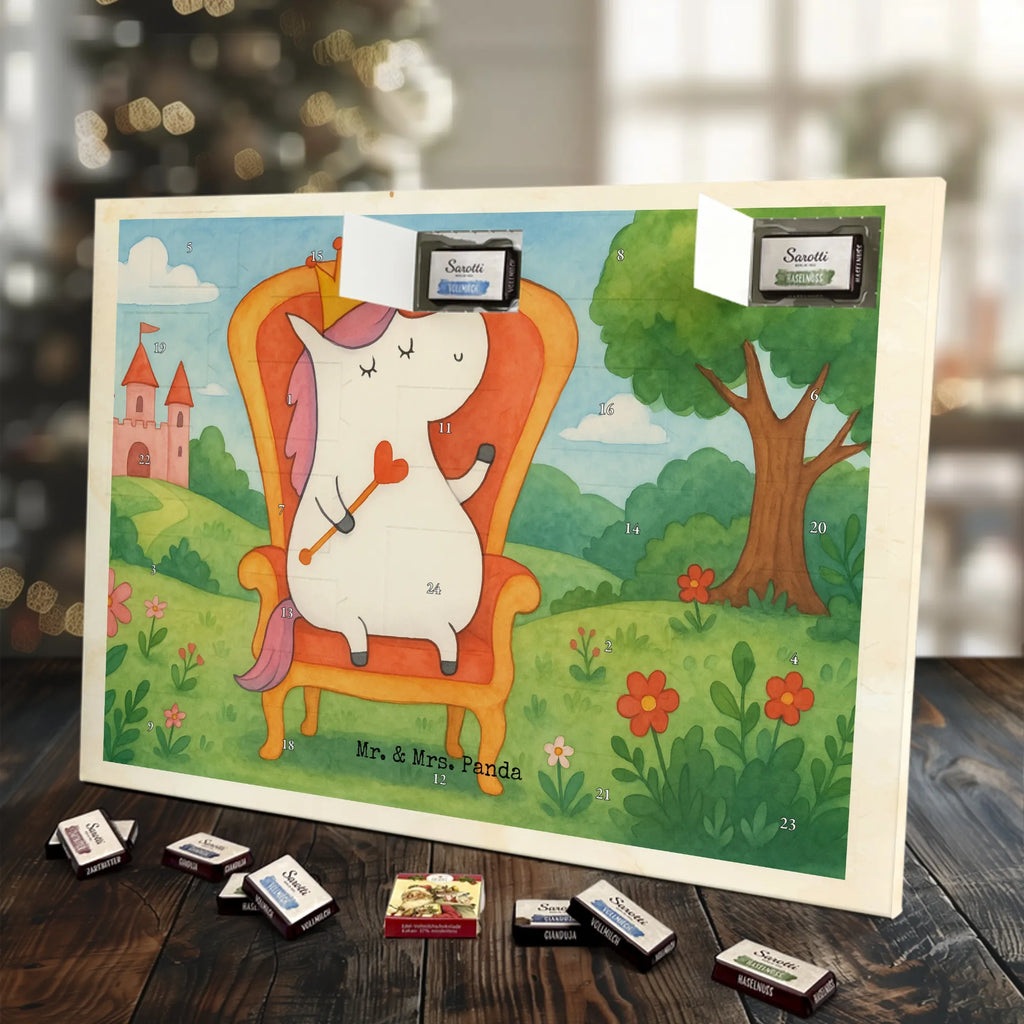 Chocolate advent calendar unicorn princess Design bff gift, girlfriend present, present, birthday gift, birthday, gift, unicornprincess