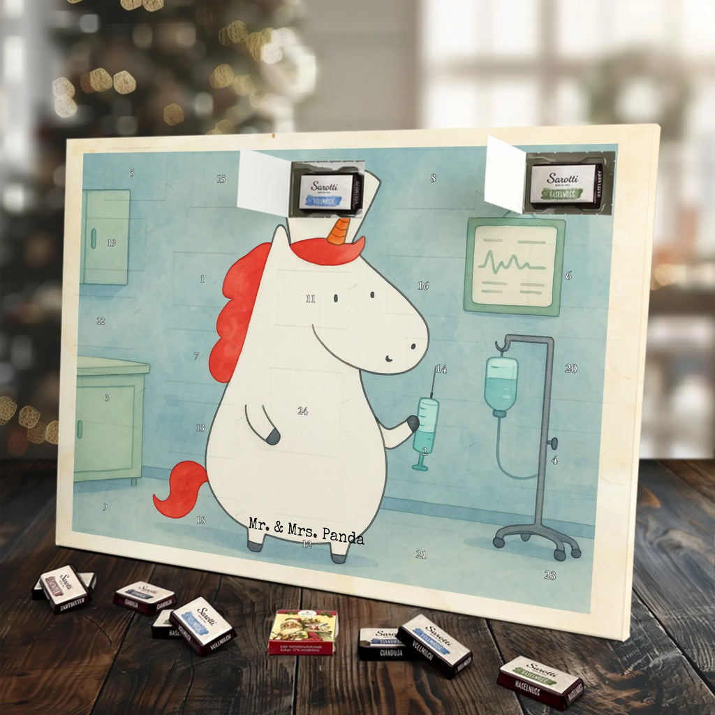 Chocolate advent calendar unicorn Nurse Design doctor gift, nurse thank you, hospital, nurse gift
