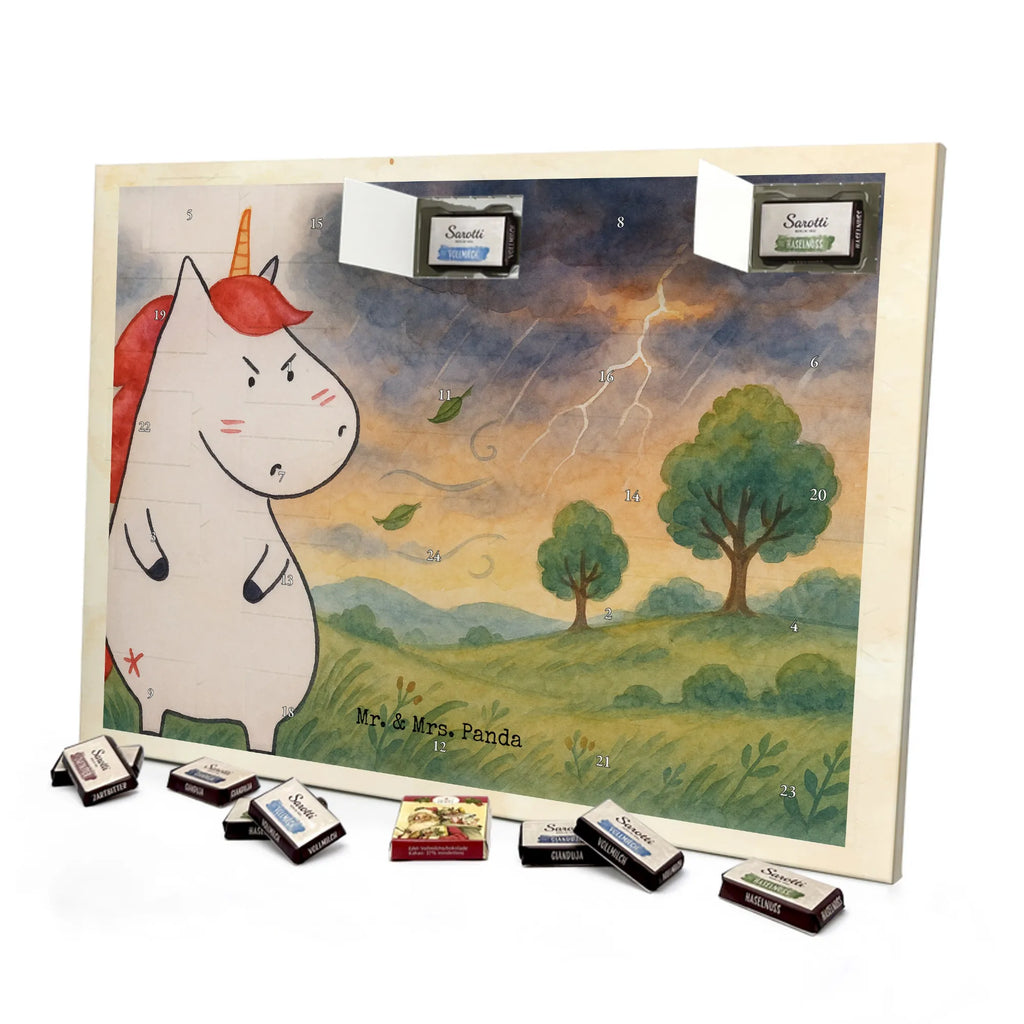 Chocolate advent calendar unicorn Fury Design reality, stupid questions, colleg gift, work, angry, office gift, listless, announcement