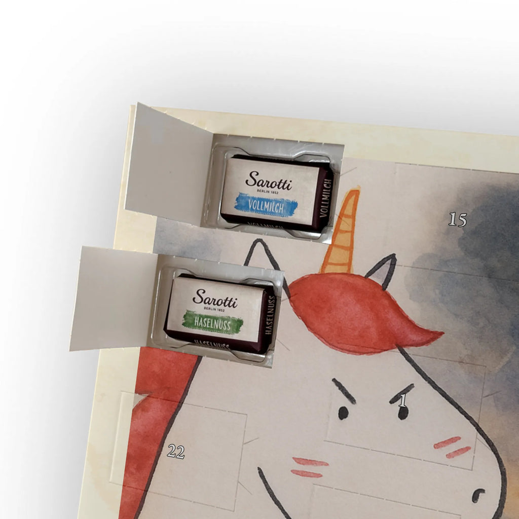 Chocolate advent calendar unicorn Fury Design reality, stupid questions, colleg gift, work, angry, office gift, listless, announcement