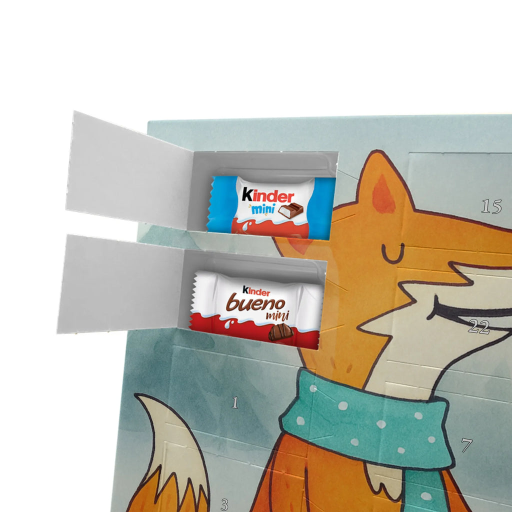 Chocolate advent calendar Fox biscuit Design animal lover, foxes, forest wildlife, clever as a fox, cookies, baking saying, kitchen decoration, christmas time, christmas present