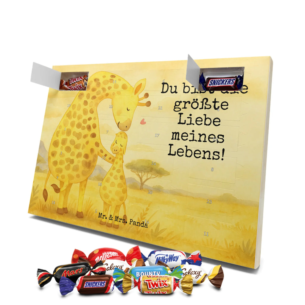 Chocolate advent calendar giraffe child Design Africa, mum, favourite person, child, son, daughter, mother