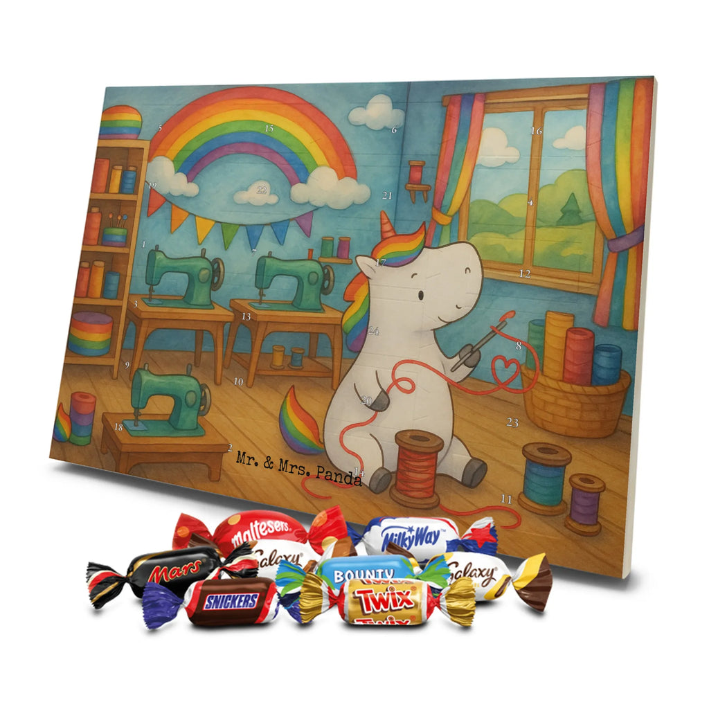 Chocolate advent calendar unicorn seamstress Design seamstress present, knitting, sew, sewing room, girlfriend, crochet, tinkering, seamstress gift