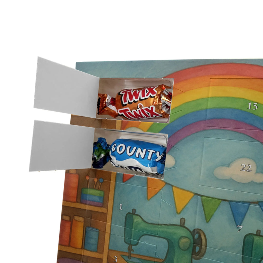 Chocolate advent calendar unicorn seamstress Design seamstress present, knitting, sew, sewing room, girlfriend, crochet, tinkering, seamstress gift