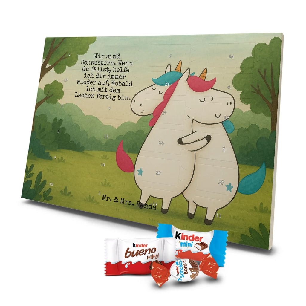 Chocolate advent calendar unicorns Embrace Design Sisters, Siblings, Girlfriends