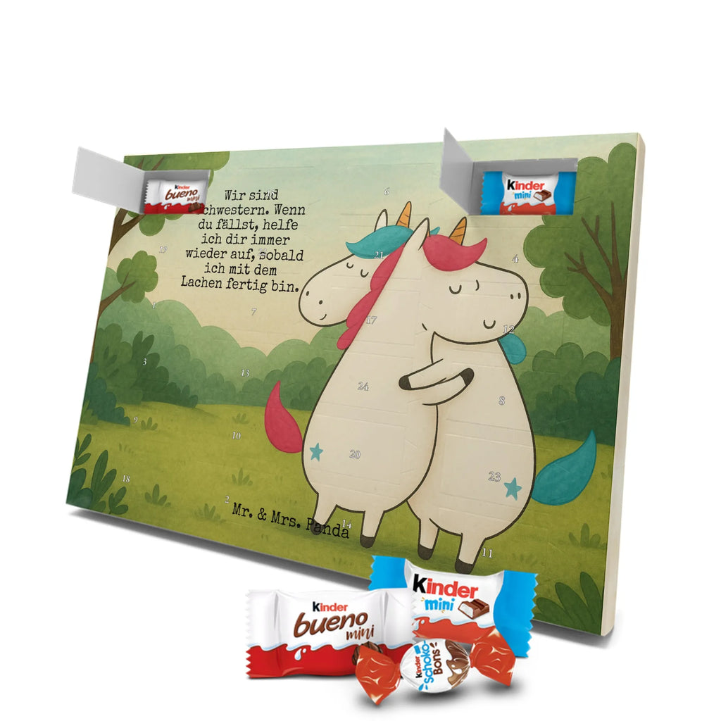 Chocolate advent calendar unicorns Embrace Design Sisters, Siblings, Girlfriends