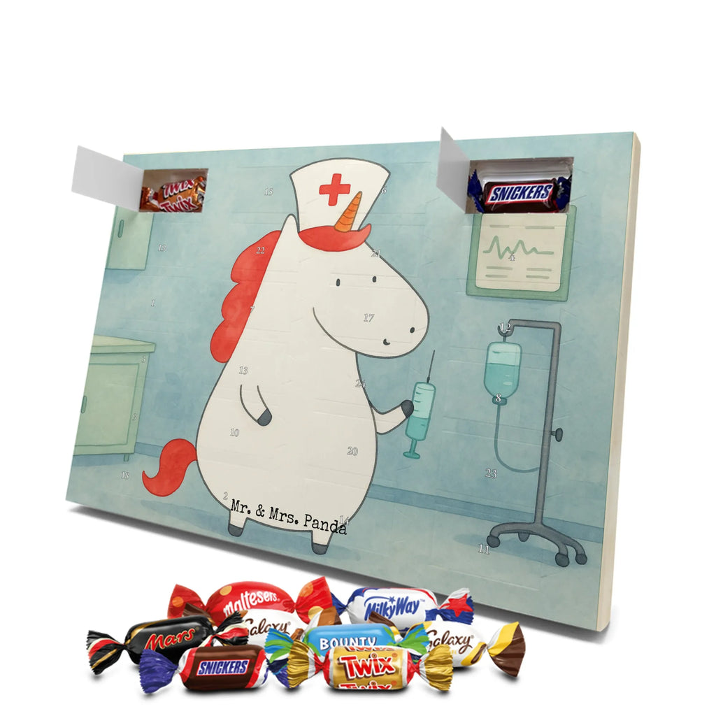 Chocolate advent calendar unicorn Nurse Design doctor gift, nurse thank you, hospital, nurse gift