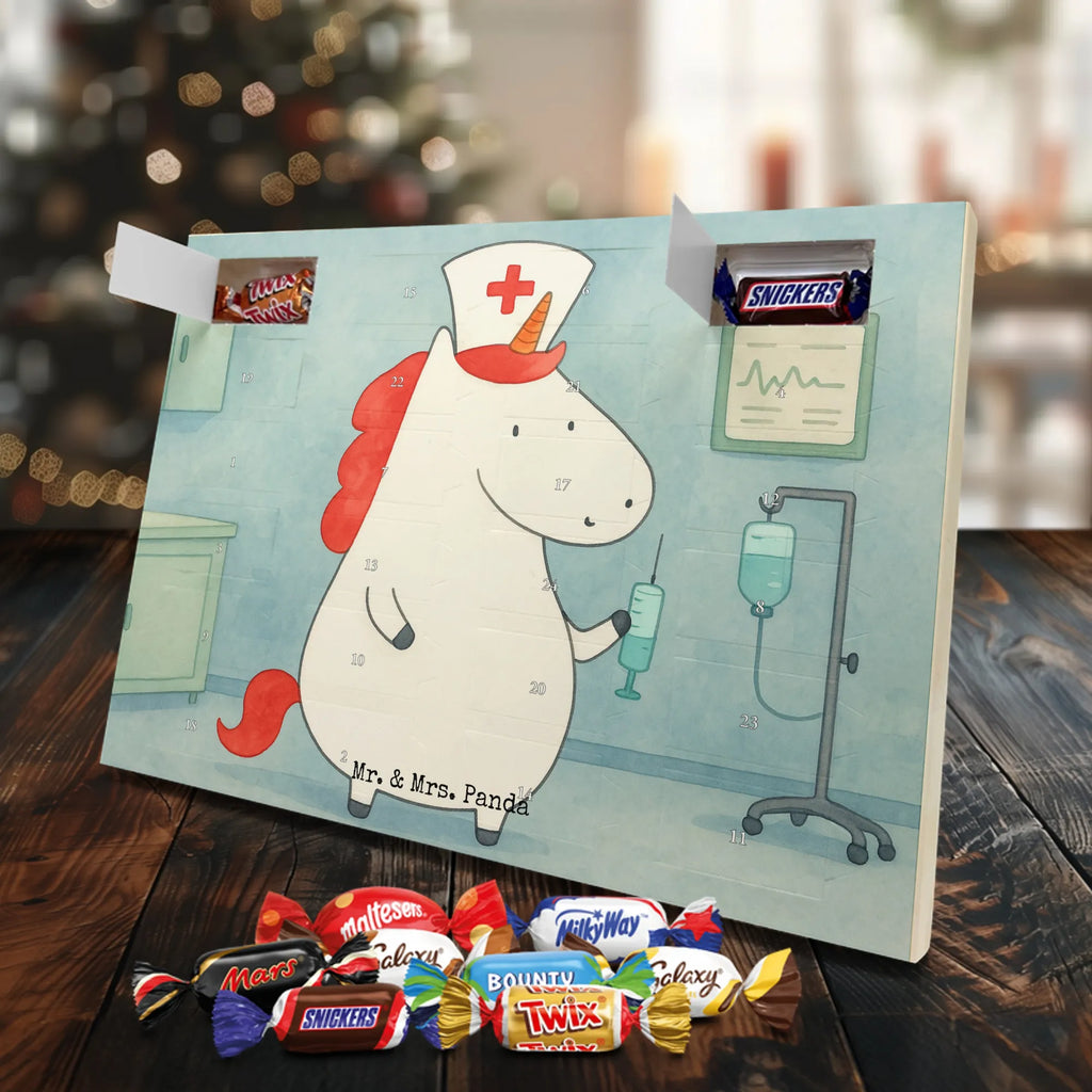 Chocolate advent calendar unicorn Nurse Design doctor gift, nurse thank you, hospital, nurse gift
