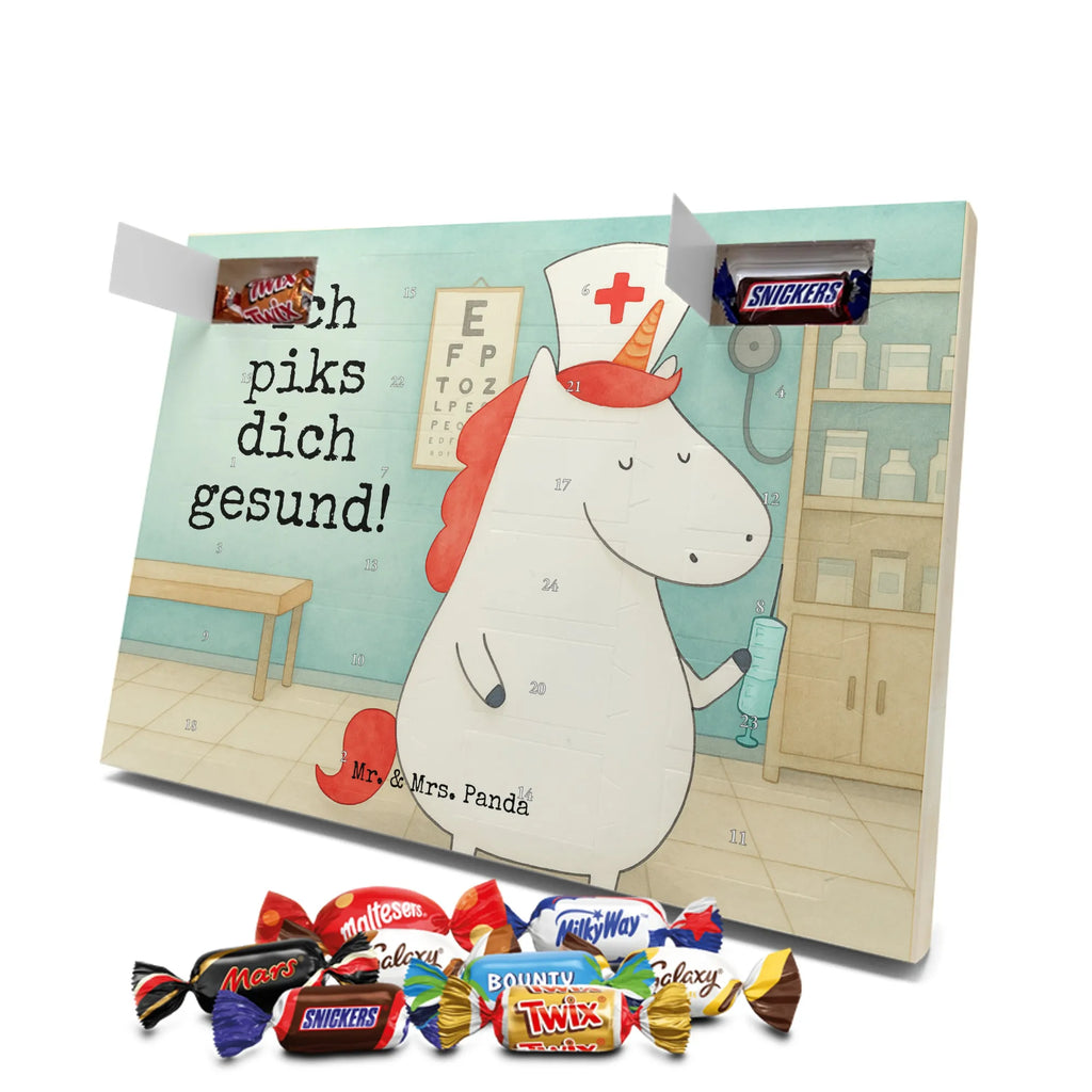 Chocolate advent calendar unicorn Nurse Design doctor gift, nurse thank you, hospital, nurse gift