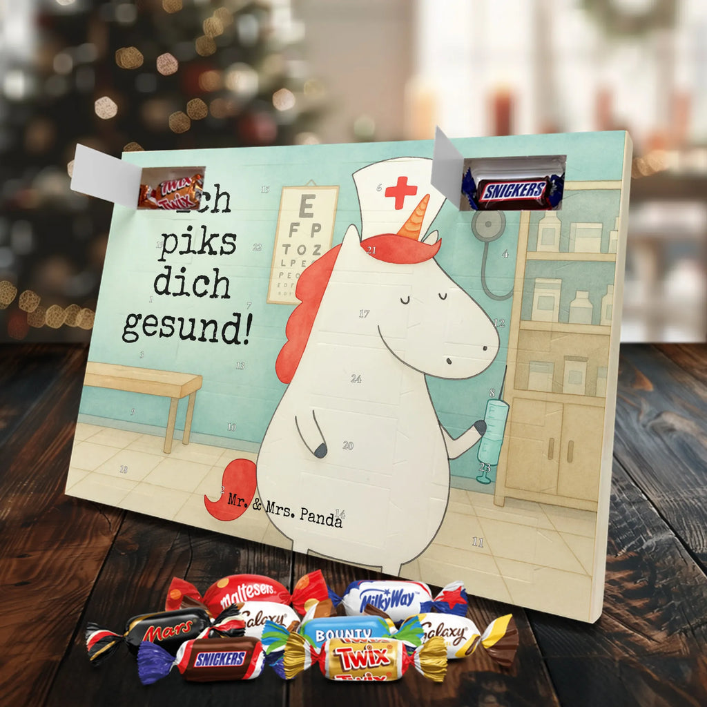Chocolate advent calendar unicorn Nurse Design doctor gift, nurse thank you, hospital, nurse gift