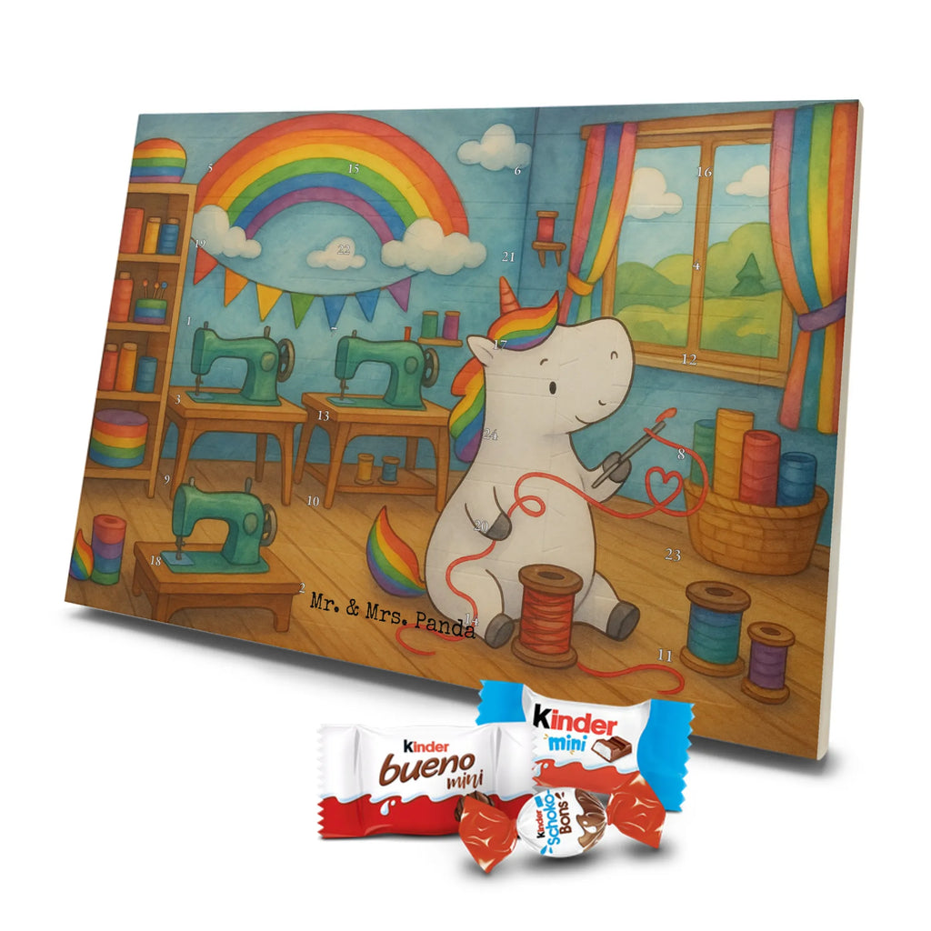 Chocolate advent calendar unicorn seamstress Design seamstress present, knitting, sew, sewing room, girlfriend, crochet, tinkering, seamstress gift