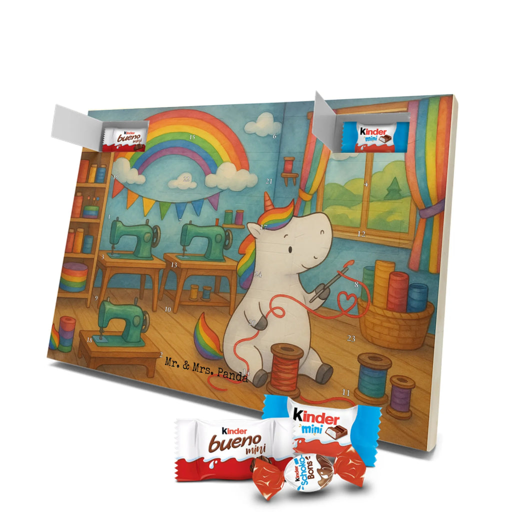 Chocolate advent calendar unicorn seamstress Design seamstress present, knitting, sew, sewing room, girlfriend, crochet, tinkering, seamstress gift