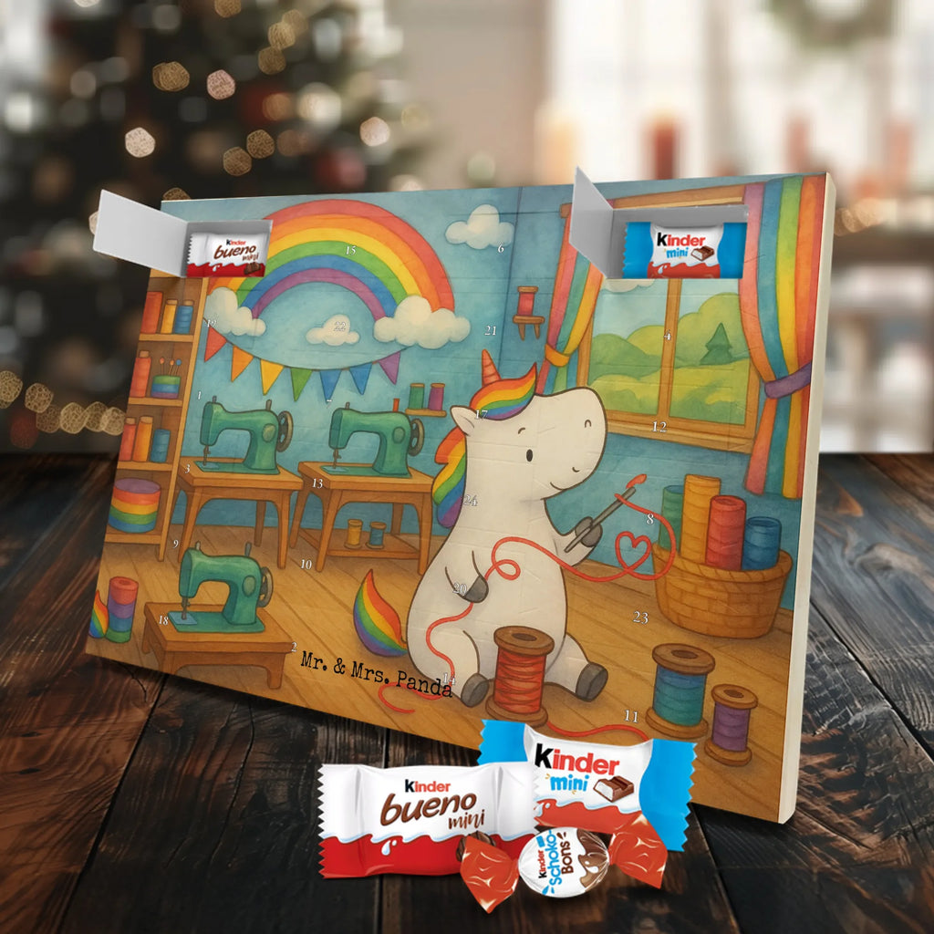 Chocolate advent calendar unicorn seamstress Design seamstress present, knitting, sew, sewing room, girlfriend, crochet, tinkering, seamstress gift