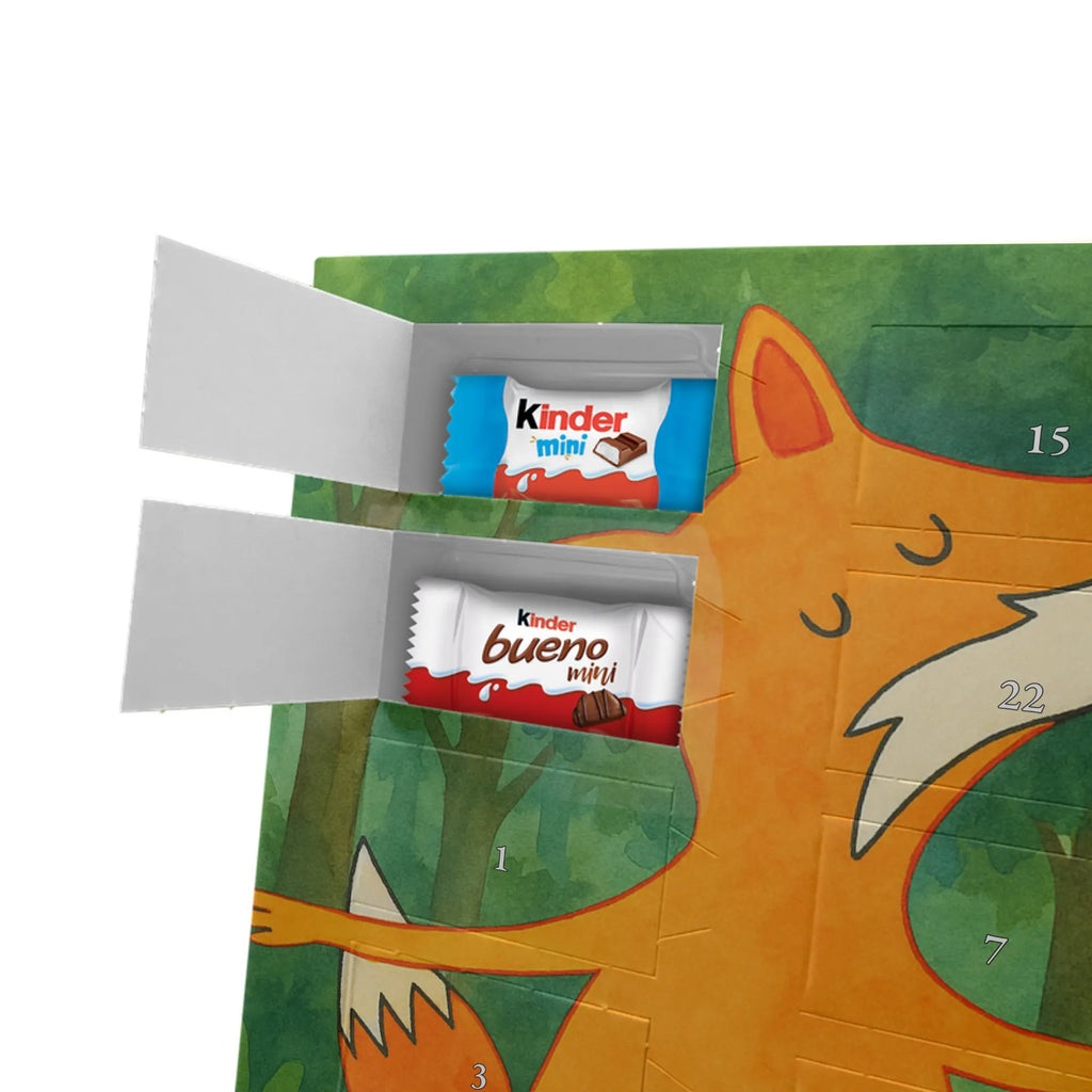 Chocolate advent calendar Fox ballerina Design animal lover, foxes, forest wildlife, clever as a fox, vixen, dancer, invitation, birthday, fox saying, dancing, ballet