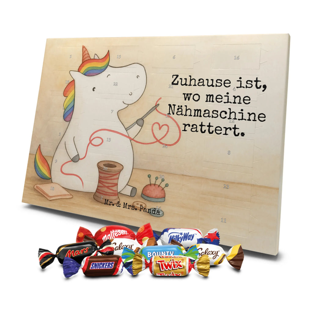 Chocolate advent calendar unicorn seamstress Design seamstress present, knitting, sew, sewing room, girlfriend, crochet, tinkering, seamstress gift