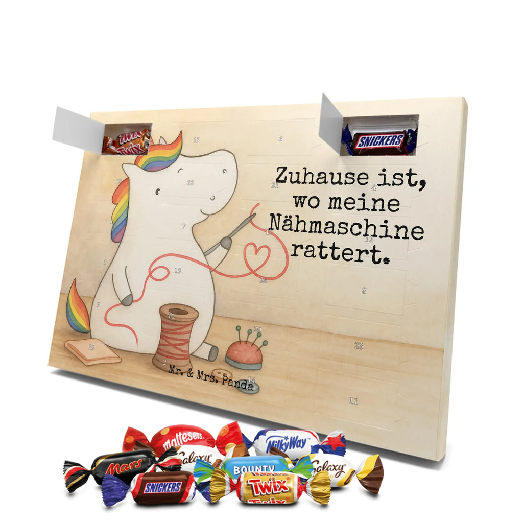 Chocolate advent calendar unicorn seamstress Design seamstress present, knitting, sew, sewing room, girlfriend, crochet, tinkering, seamstress gift