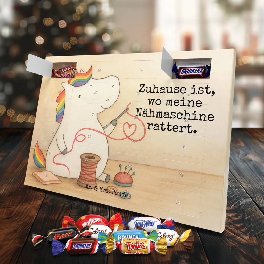 Chocolate advent calendar unicorn seamstress Design seamstress present, knitting, sew, sewing room, girlfriend, crochet, tinkering, seamstress gift