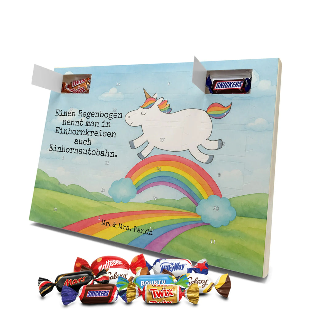 Chocolate advent calendar unicorn rainbow Design unicorn highway, rainbow, unicornpower, unicorn car, expressway, unicorn love, gift, birthday present