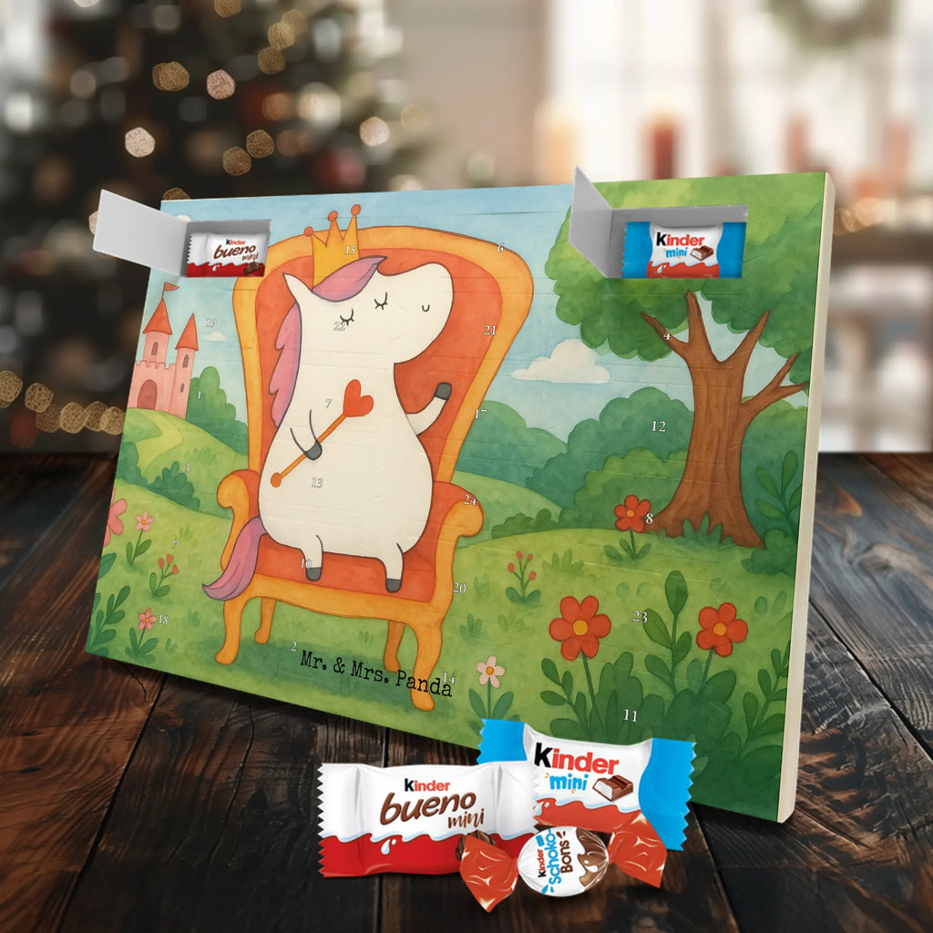 Chocolate advent calendar unicorn princess Design bff gift, girlfriend present, present, birthday gift, birthday, gift, unicornprincess