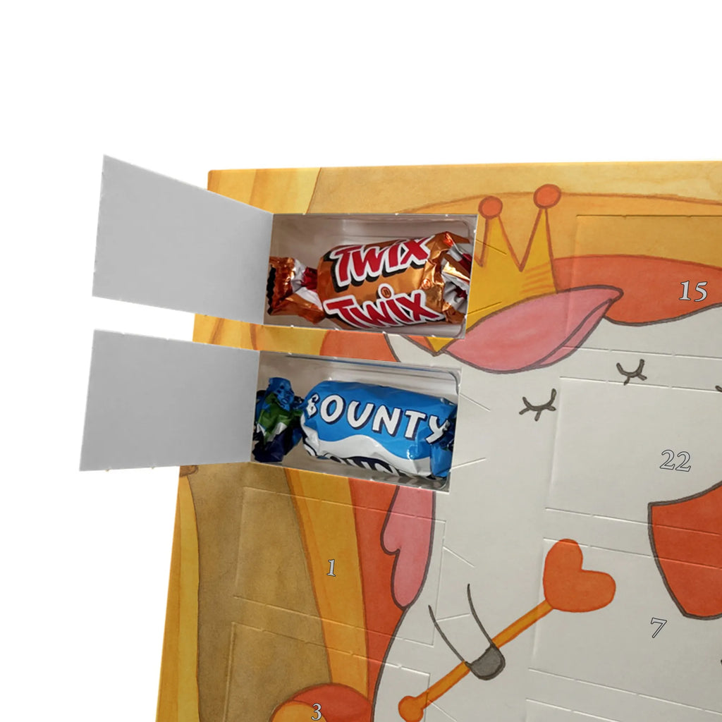 Chocolate advent calendar unicorn princess Design bff gift, girlfriend present, present, birthday gift, birthday, gift, unicornprincess