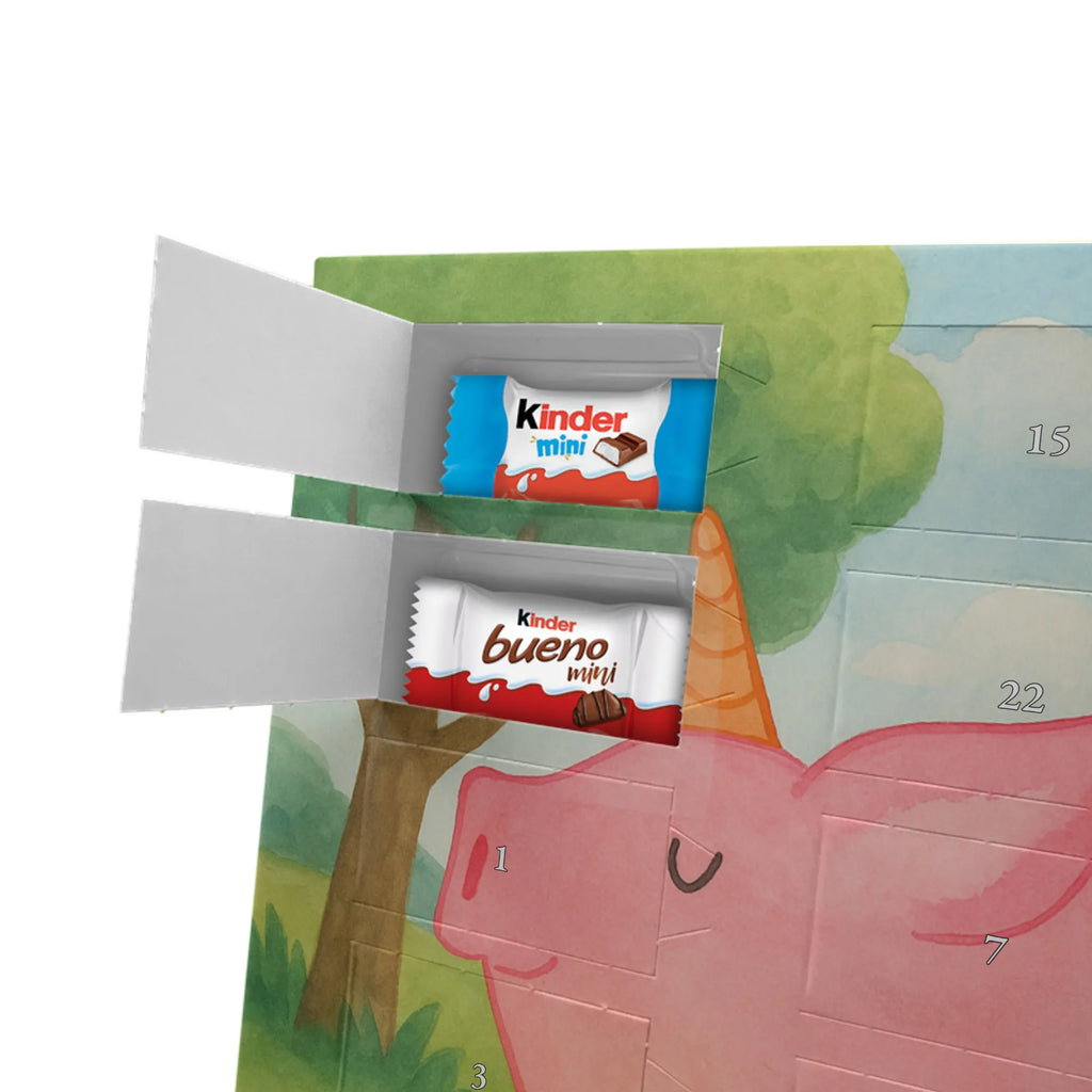 Chocolate advent calendar unicorn Pig Design Funny saying, pigcorn, piggycorn, girlfriend gift