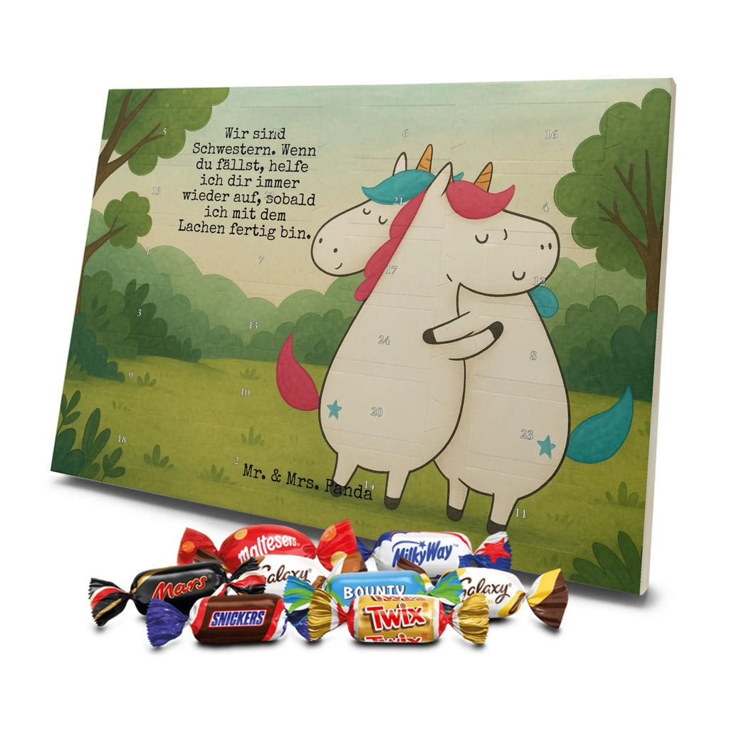Chocolate advent calendar unicorns Embrace Design Sisters, Siblings, Girlfriends