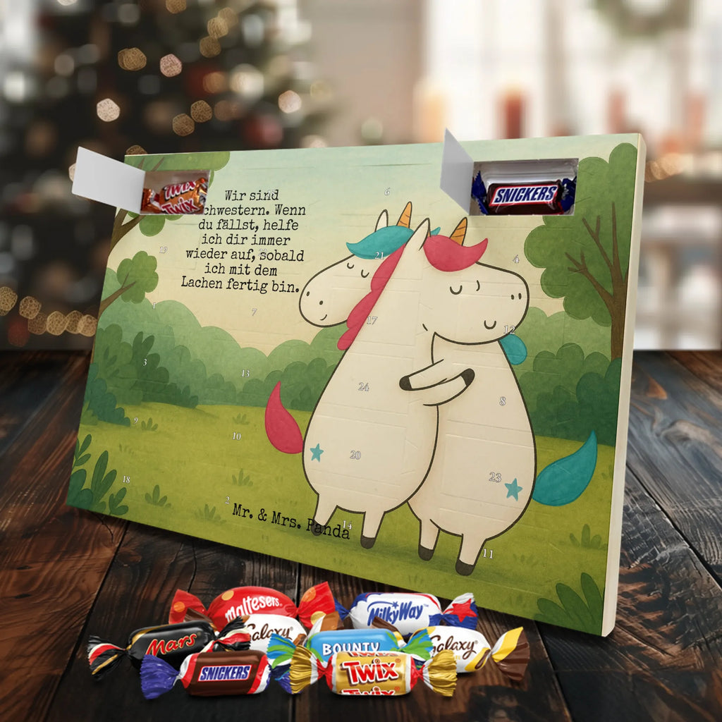 Chocolate advent calendar unicorns Embrace Design Sisters, Siblings, Girlfriends