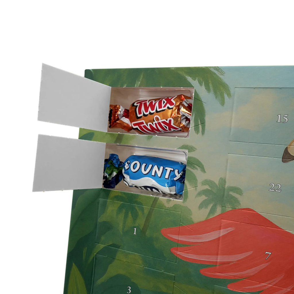 Chocolate advent calendar flamingo yoga Design children, gifts, gift idea, funny sayings, pink bird, bird of paradise, red, flamingo decoration, gift pink, adults, flamingo fans, vacation, unusual gifts in pink, pink gifts, girls gifts, small gifts, Caribbean feeling, relaxation, mindfulness, yoga exercise, bird, agitation, deep relaxation, anger