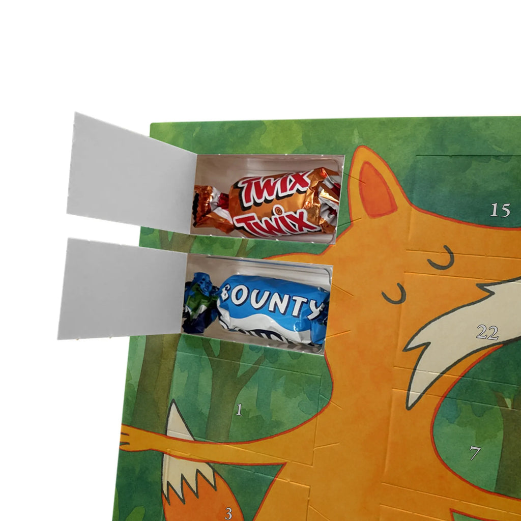 Chocolate advent calendar Fox ballerina Design animal lover, foxes, forest wildlife, clever as a fox, vixen, dancer, invitation, birthday, fox saying, dancing, ballet