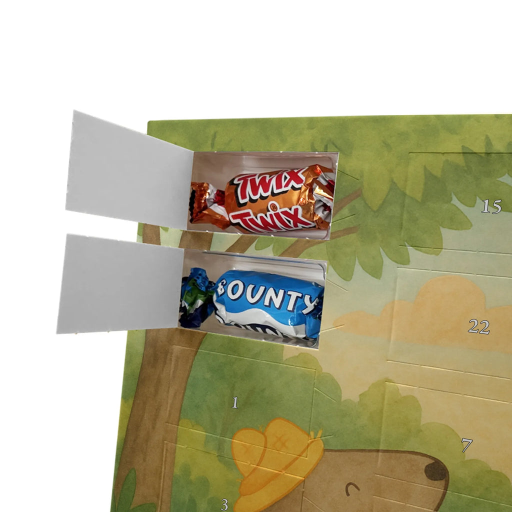 Chocolate advent calendar Bears with hats Design Father's Day, Mother's Day, father, role model, son, sons, children, favourite person, father-son, child, father's day