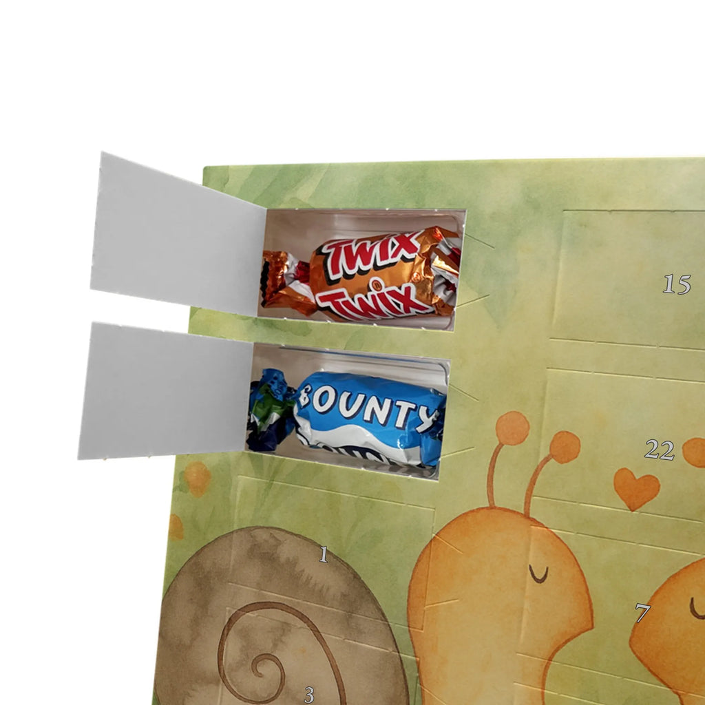 Chocolate advent calendar Snails in love Design Loving, Two, Together, Marriage, Proposal of marriage, Love gift, gift for her, gift for him, anniversary gift