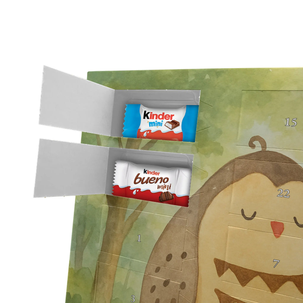 Chocolate advent calendar owls Love Design gift ideas, birthday present, forest animal, bird, nocturnal, illustrated, romantic gift, owl decor, Love saying, Wedding saying, Friend, Owl decoration, Girlfriend gift, Pun funny