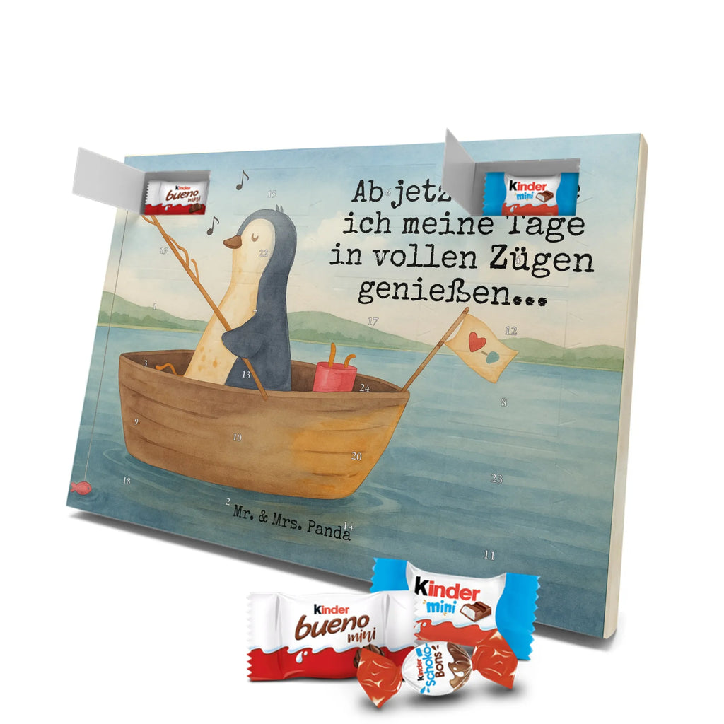 Chocolate advent calendar Penguin fishing boat Design North Pole, Penguins, boat, divorce, fishing boat, gift idea heartache, penguins, new beginning, enjoy, fishing, love of life, new start, separation