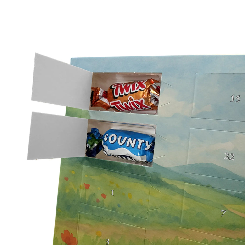 Chocolate advent calendar Penguin Flower Design North Pole, Penguins, penguins, goals in life, gift idea, love of life, lovesickness, wishes, universe, wreath of flowers, goals