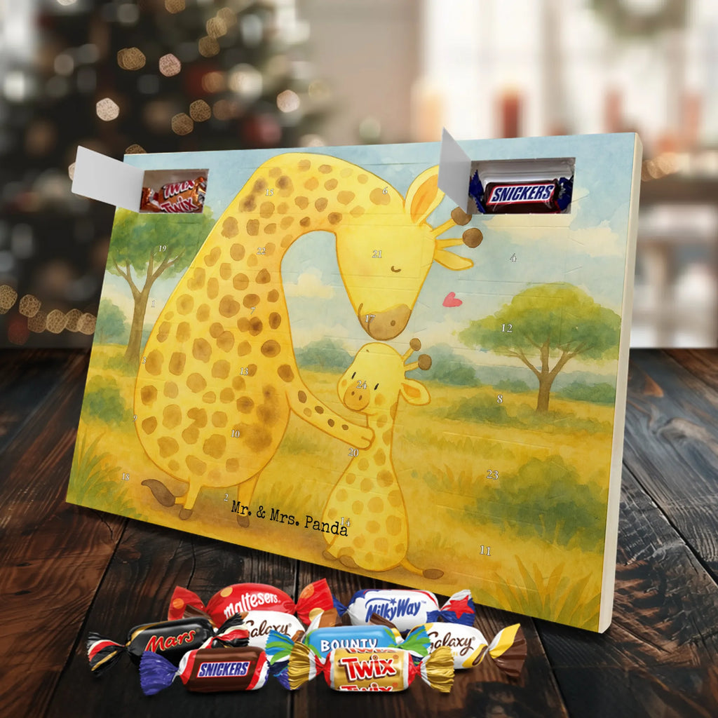 Chocolate advent calendar giraffe child Design Africa, mum, favourite person, child, son, daughter, mother