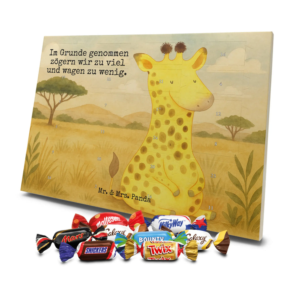 Chocolate advent calendar giraffe Satisfied Design Africa, Adventure