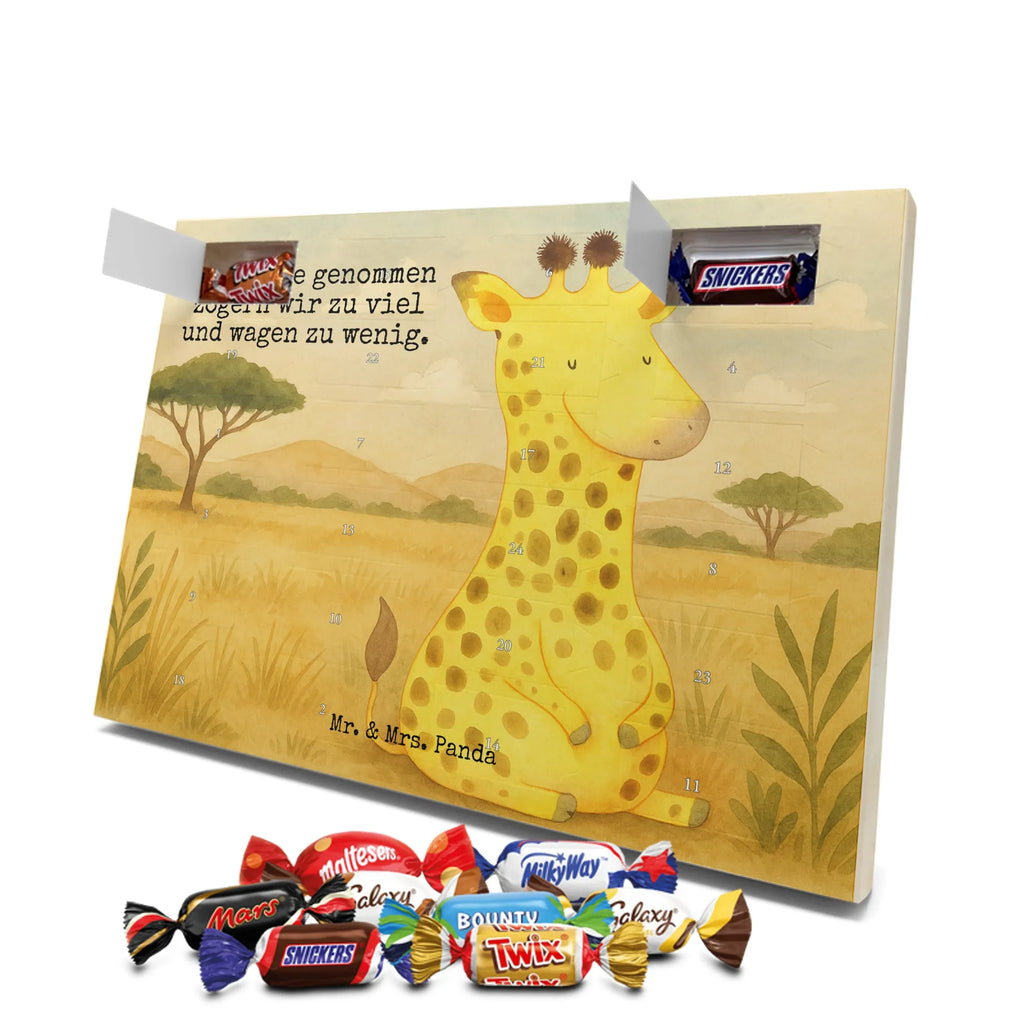 Chocolate advent calendar giraffe Satisfied Design Africa, Adventure