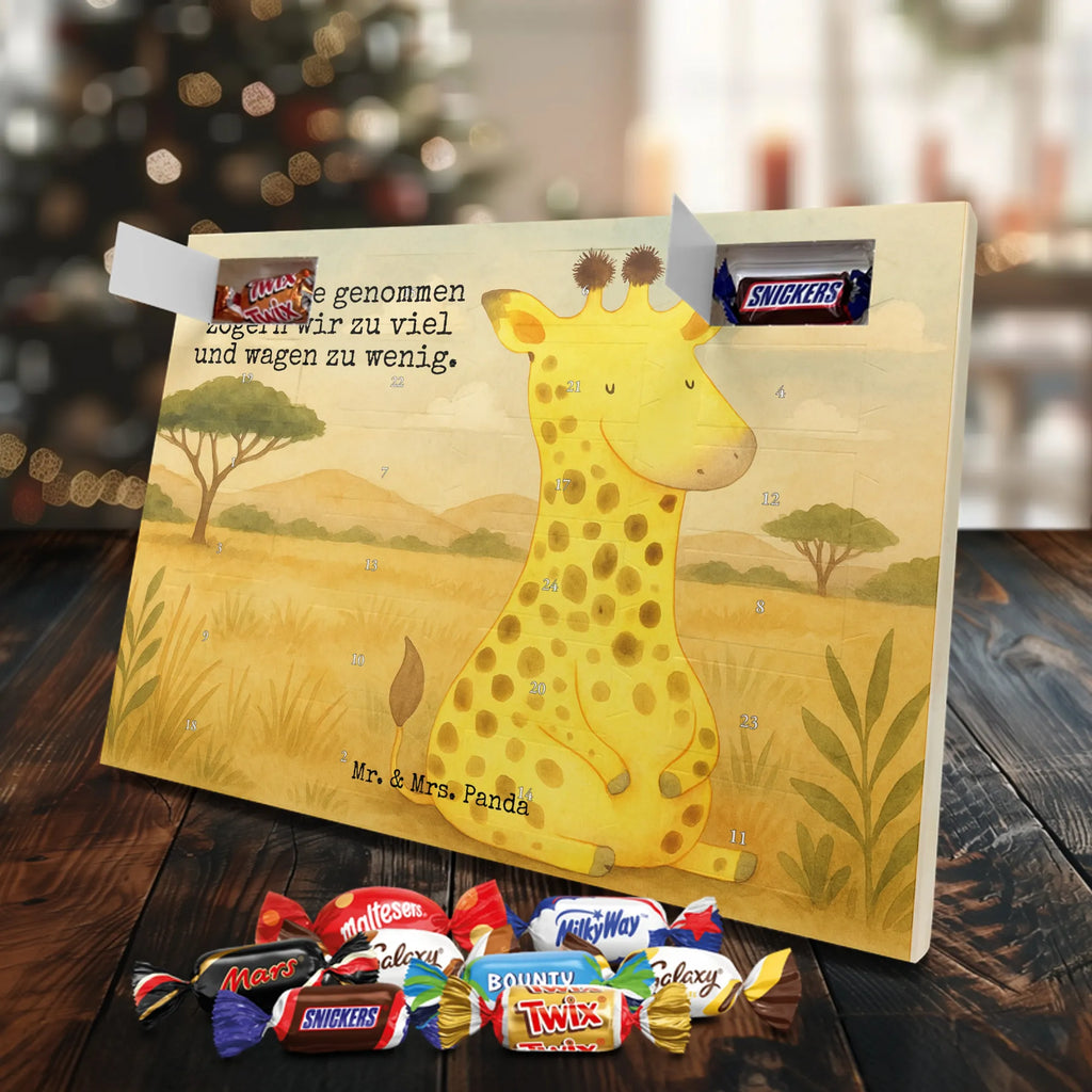 Chocolate advent calendar giraffe Satisfied Design Africa, Adventure