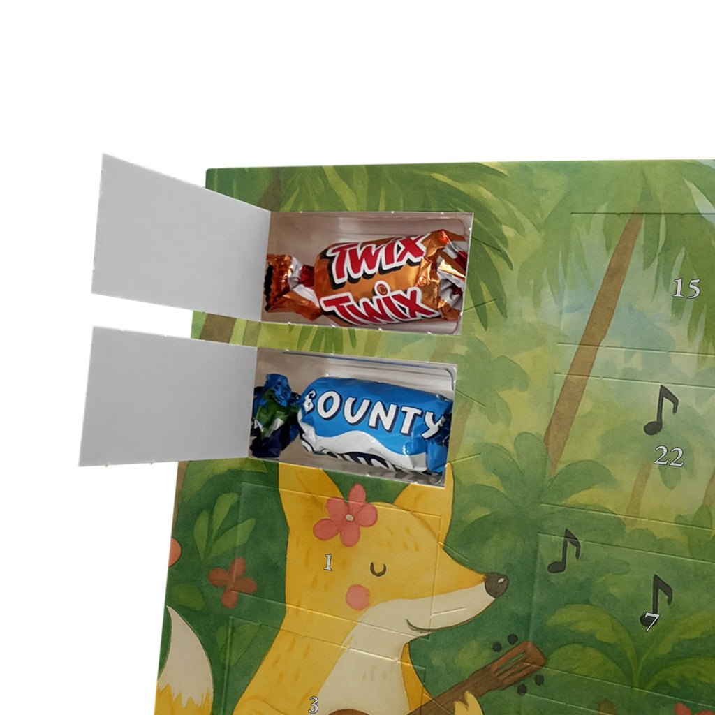 Chocolate advent calendar forest animals Aloha Design card, gift ideas, gifts, small animals, cute, cute animal motives, hand drawn, funny sayings, good mood, special gifts, animal lover, rabbit, dancing, forest animals, music, laughter, forest