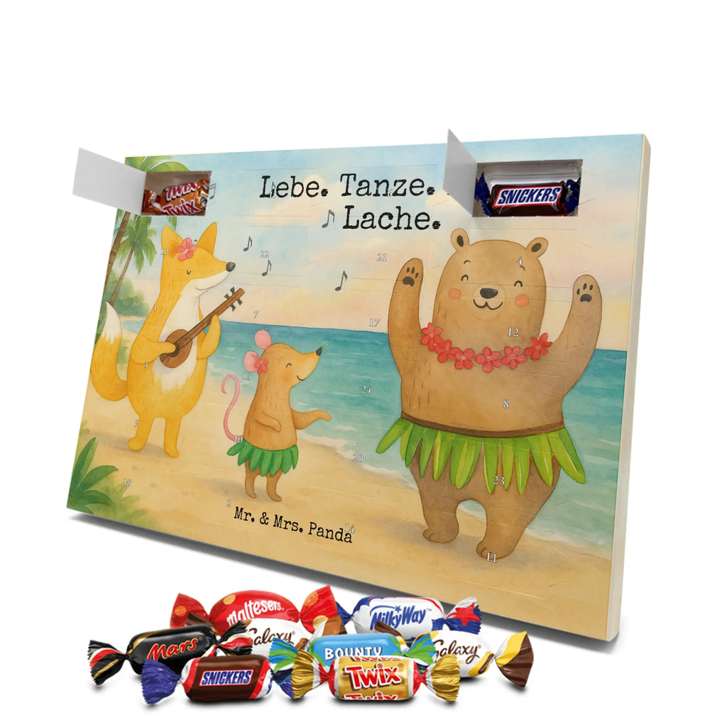 Chocolate advent calendar forest animals Aloha Design card, gift ideas, gifts, small animals, cute, cute animal motives, hand drawn, funny sayings, good mood, special gifts, animal lover, rabbit, dancing, forest animals, music, laughter, forest